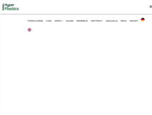 Tablet Screenshot of hyper-plastics.com